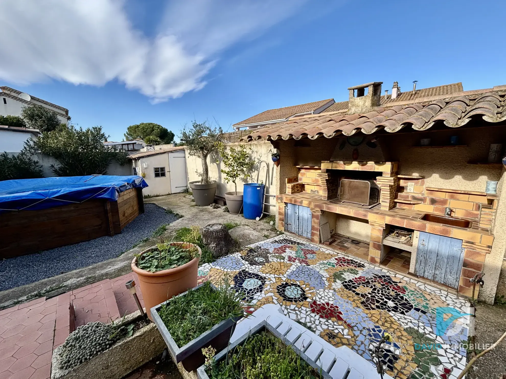 Maison individuelle avec piscine à Saint-Thibery - 125 m² 