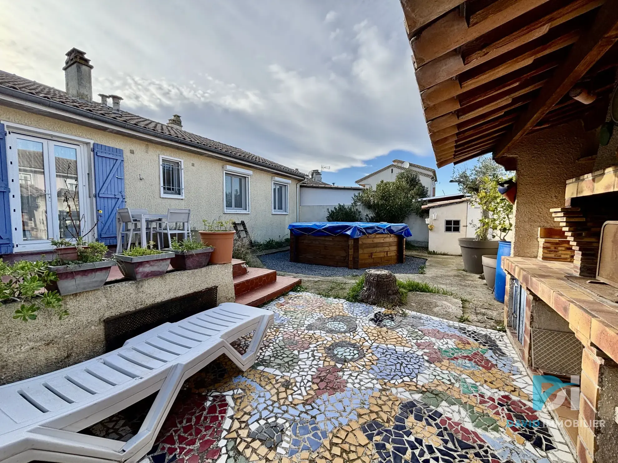 Maison individuelle avec piscine à Saint-Thibery - 125 m² 