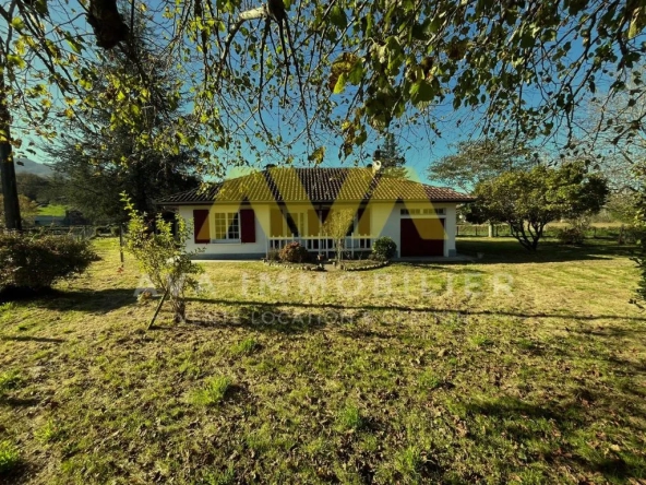 Charmante maison de plain-pied à Ossas, 68 m2 avec terrain arboré