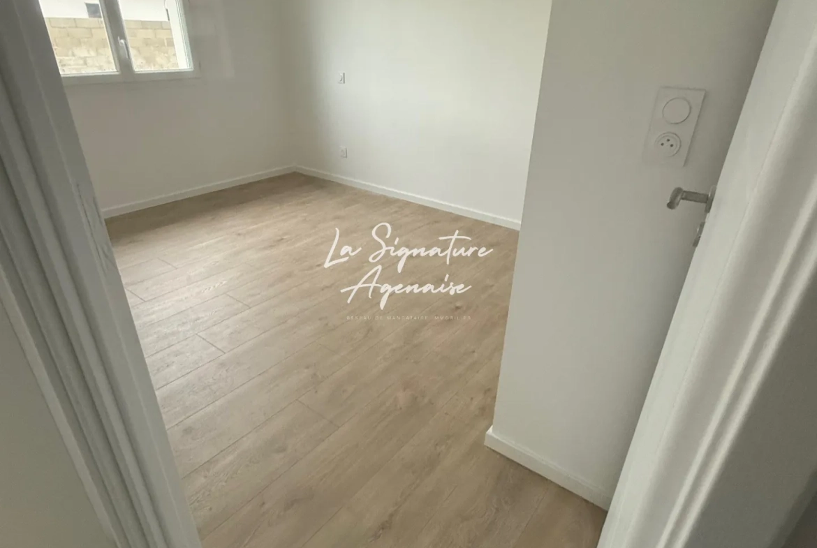Maison neuve de 92 m² à Estillac avec 3 chambres et terrain piscinable 