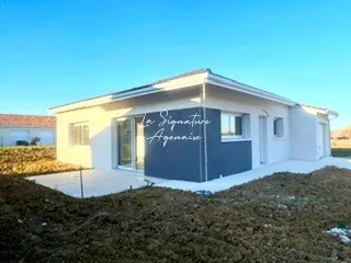 Maison neuve de 92 m² à Estillac avec 3 chambres et terrain piscinable 