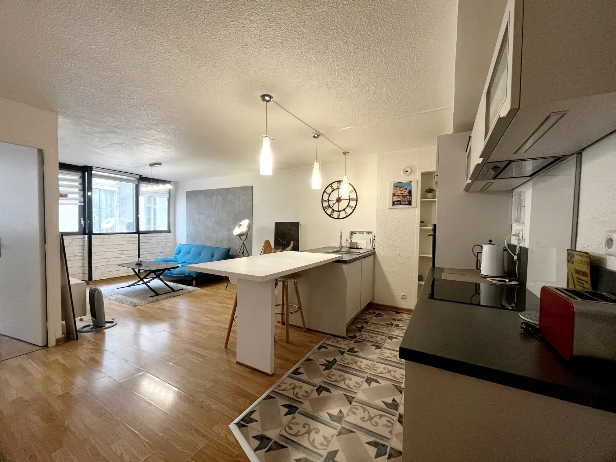 Appartement T2 rénové de 52m² au centre de Montpellier, idéal investissement 