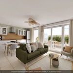 Appartement 4 pièces avec terrasse et parking à Marseille - Saint-Lazare