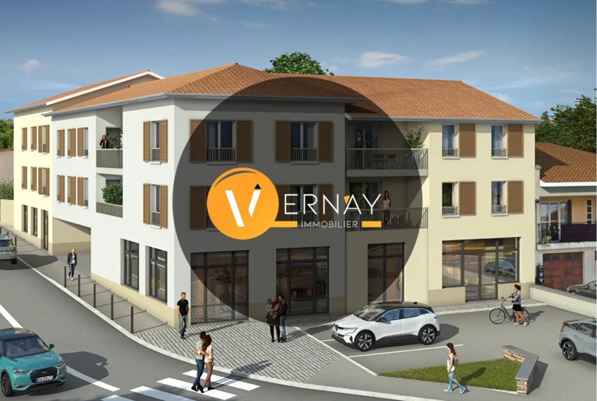 Appartement T3 neuf de 63,8 m² à Septème avec terrasse et stationnement privé 