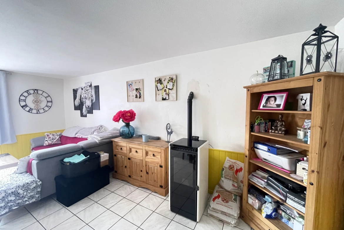 Maison de village rénovée à Pleaux, 2 chambres, cave et proche commodités 