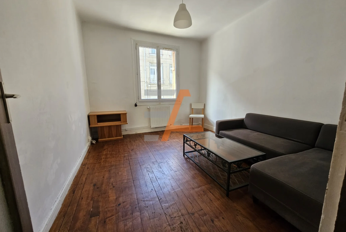 Appartement 3 pièces lumineux avec terrasse à Saint-Étienne, secteur Tréfilerie 