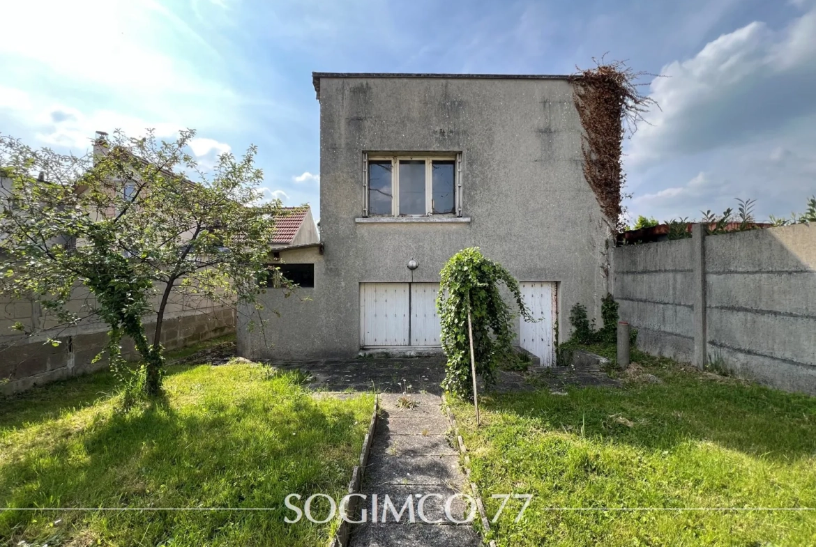 Maison à rénover de 75 m² avec terrain à Thorigny-sur-Marne 