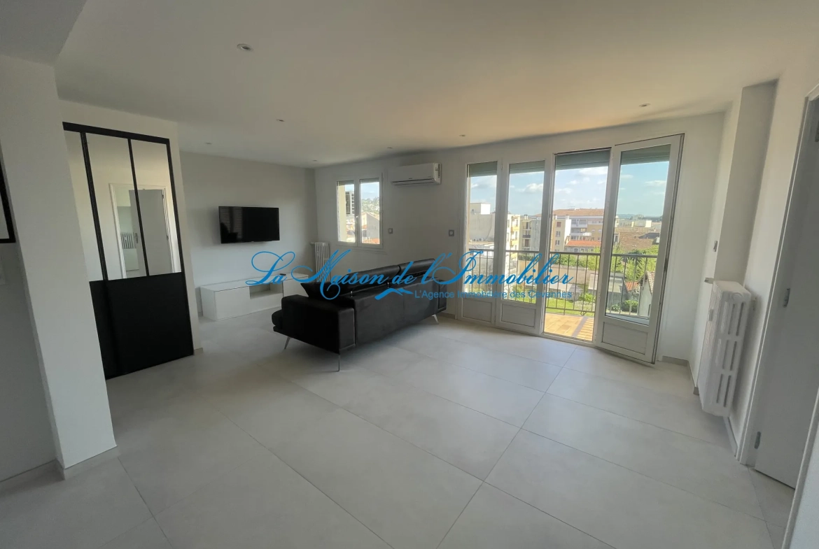 Appartement F3 rénové avec garage et balcon au cœur d’Alès 