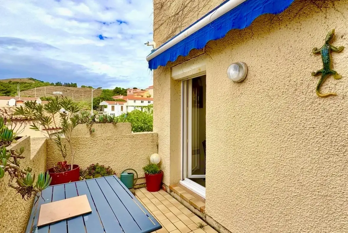Appartement avec terrasse et accès direct à la plage à Banyuls-sur-Mer 