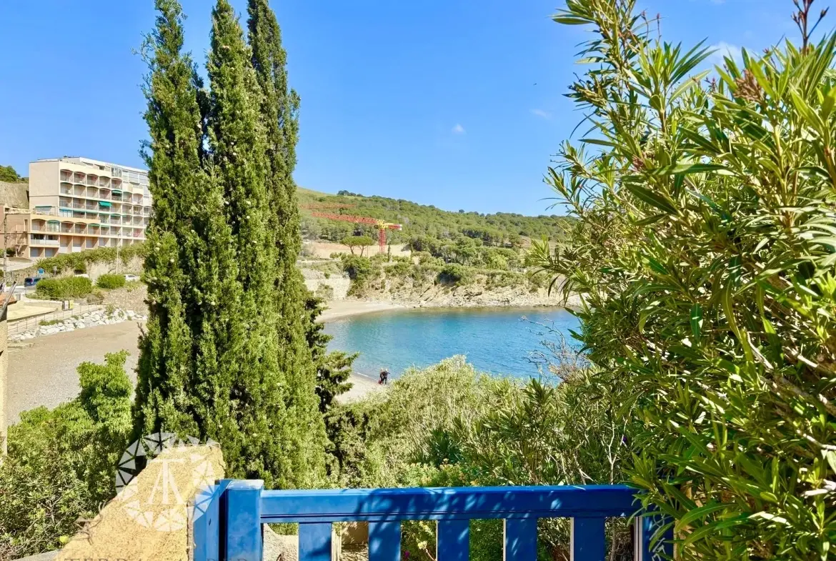 Appartement avec terrasse et accès direct à la plage à Banyuls-sur-Mer 