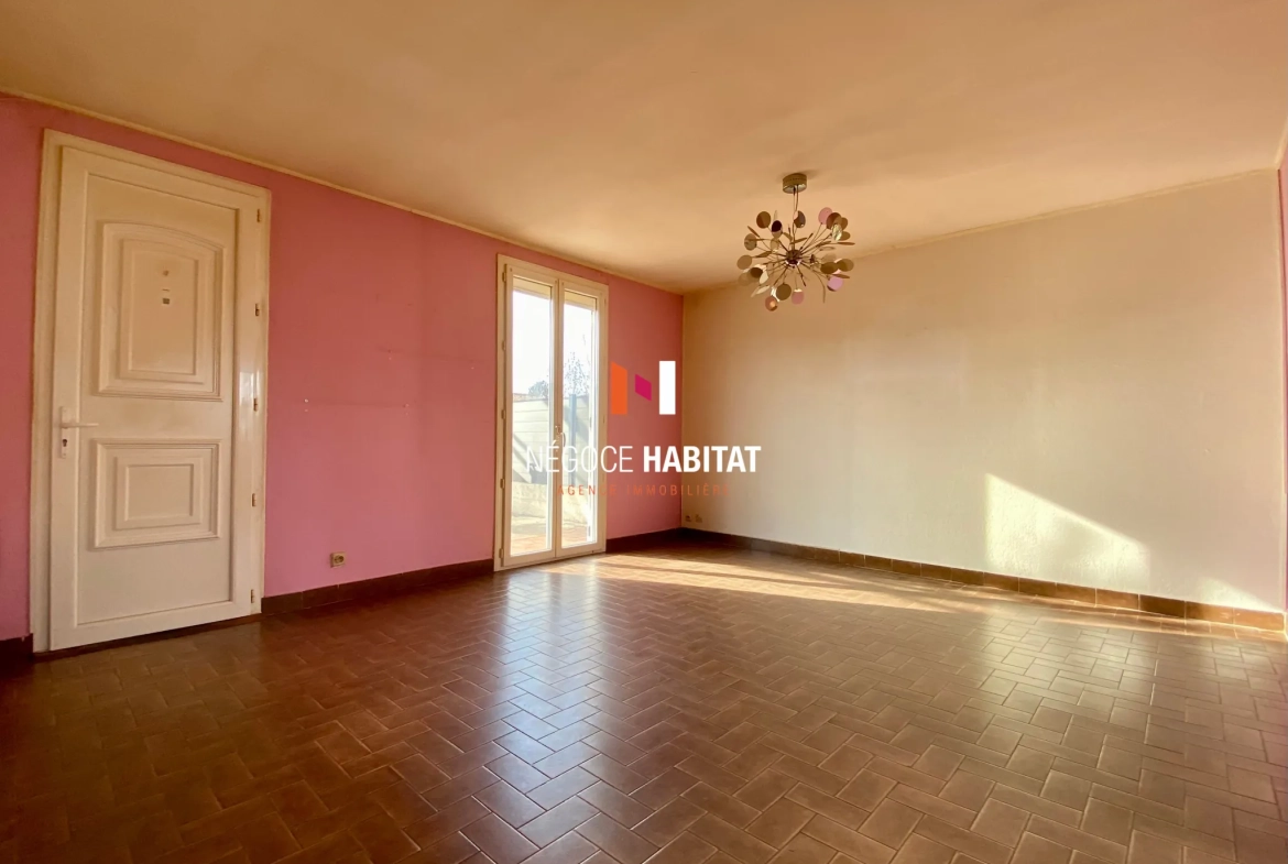 Villa T3 avec terrasse et garage à Lunel-Viel, 275 m² de parcelle 