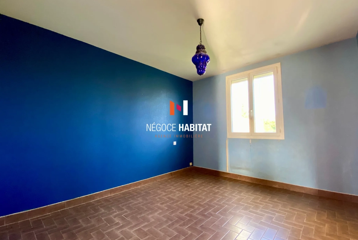 Villa T3 avec terrasse et garage à Lunel-Viel, 275 m² de parcelle 
