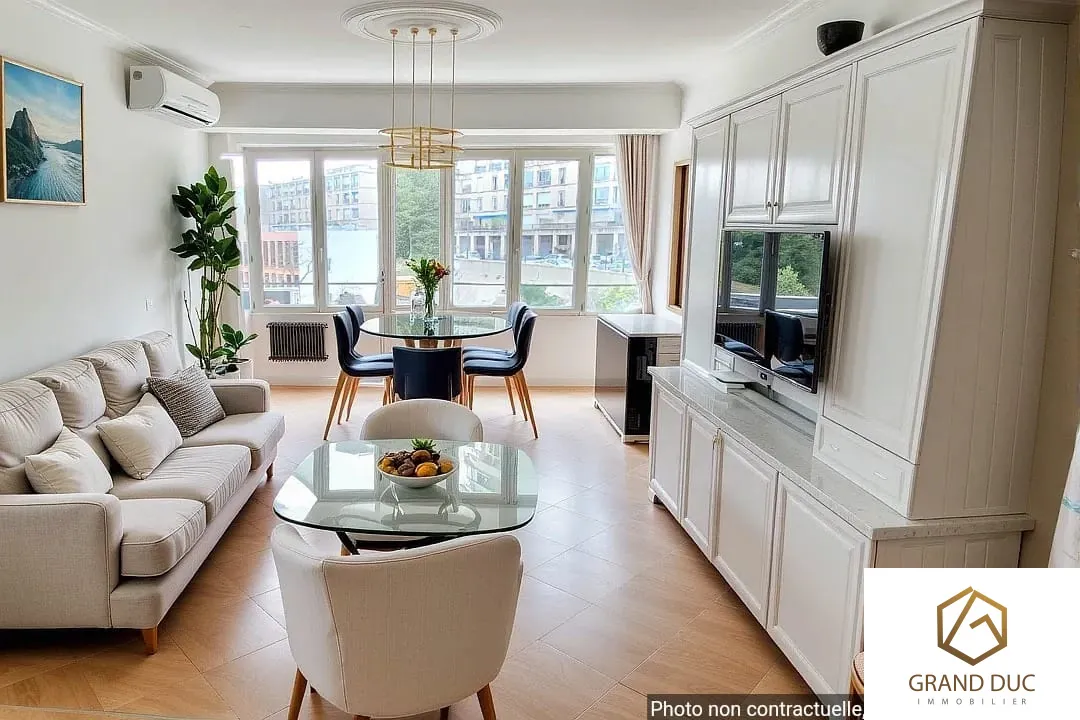 Appartement 3 pièces à vendre à Marseille avec vue sur l’église Saint-Laurent 