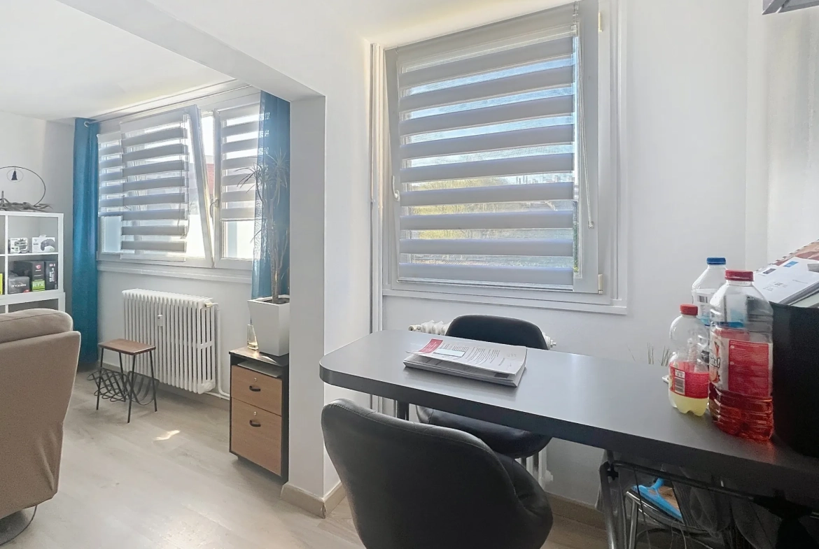 Bel appartement T2 rénové de 50 m² à Tourcoing avec cave et ascenseur 