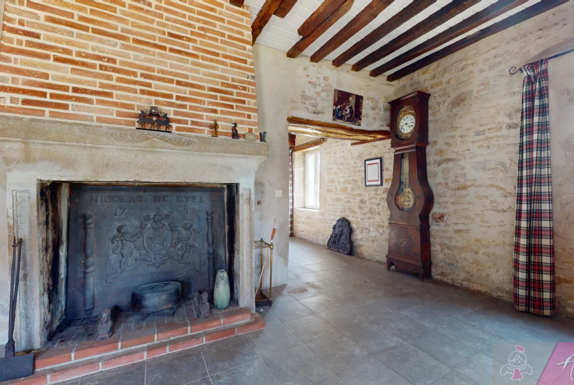Belle maison en pierre de 264 m² à Tassenières avec grand terrain 