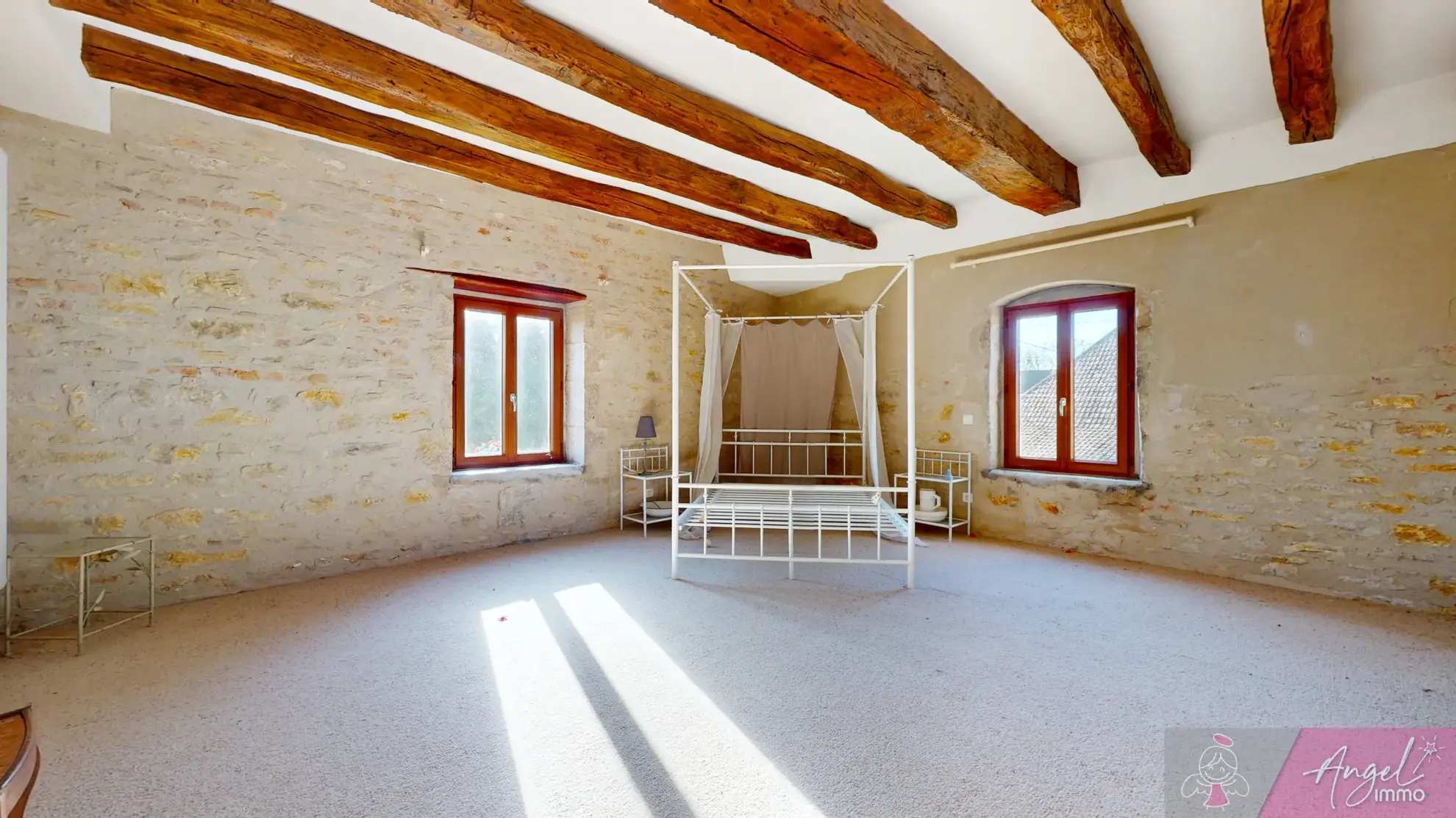 Belle maison en pierre de 264 m² à Tassenières avec grand terrain 