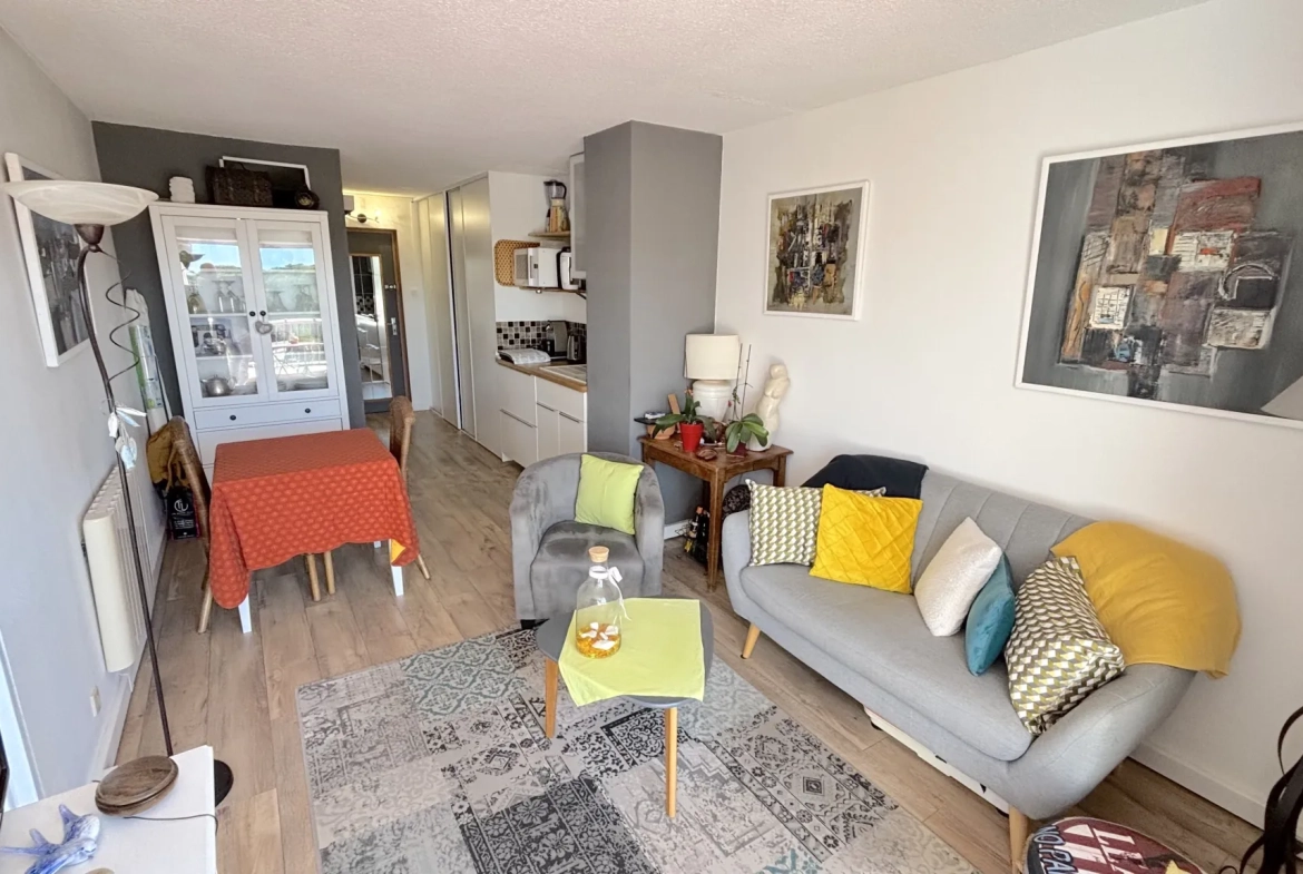 Appartement F2 rénové avec deux terrasses à La Grande Motte le Ponant 