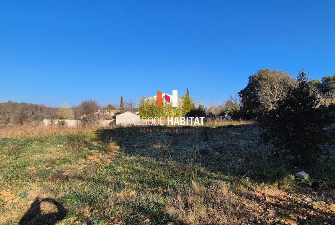 Terrain à bâtir de 266 m² à Grabels – Viabilisé et libre de constructeur 