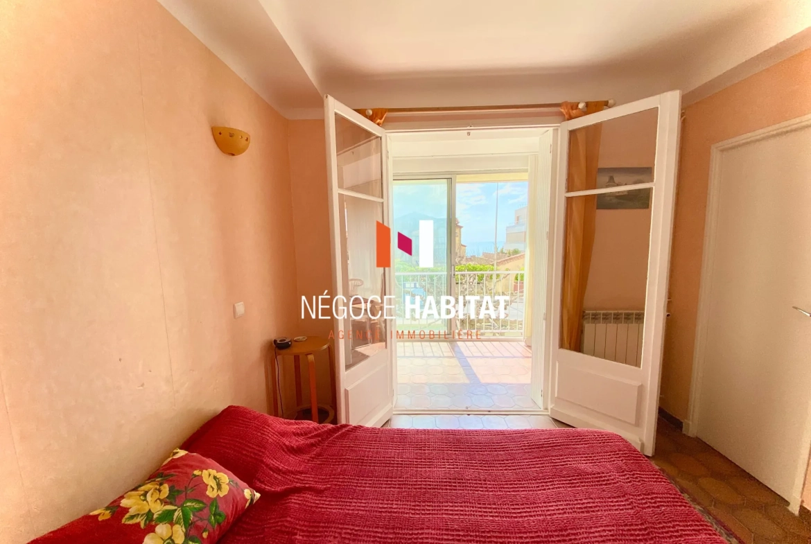 Bel appartement T3 avec vue mer à Palavas-les-Flots - Loggia plein sud 
