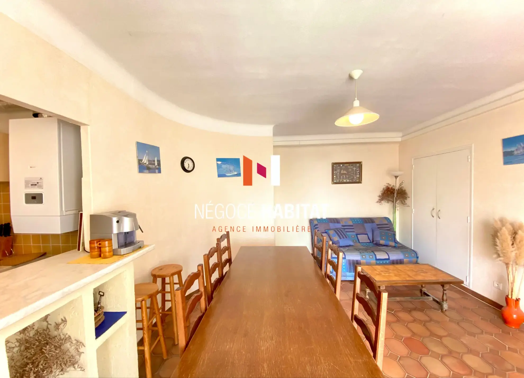 Bel appartement T3 avec vue mer à Palavas-les-Flots - Loggia plein sud 