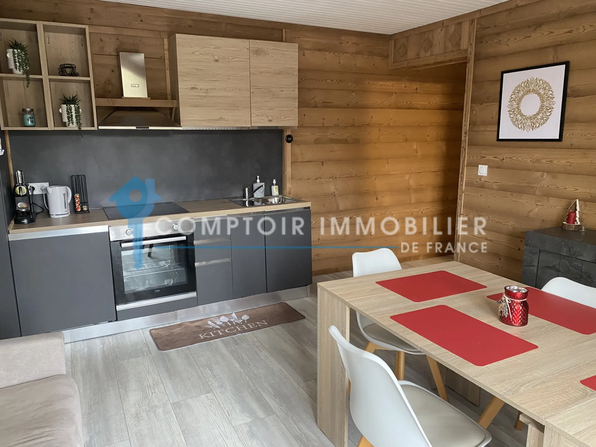 Appartement T3 rénové à Bolquère, proche station de ski, avec cave et style chalet 