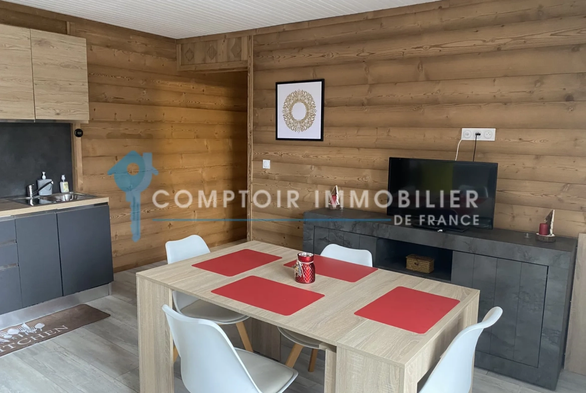 Appartement T3 rénové à Bolquère, proche station de ski, avec cave et style chalet 
