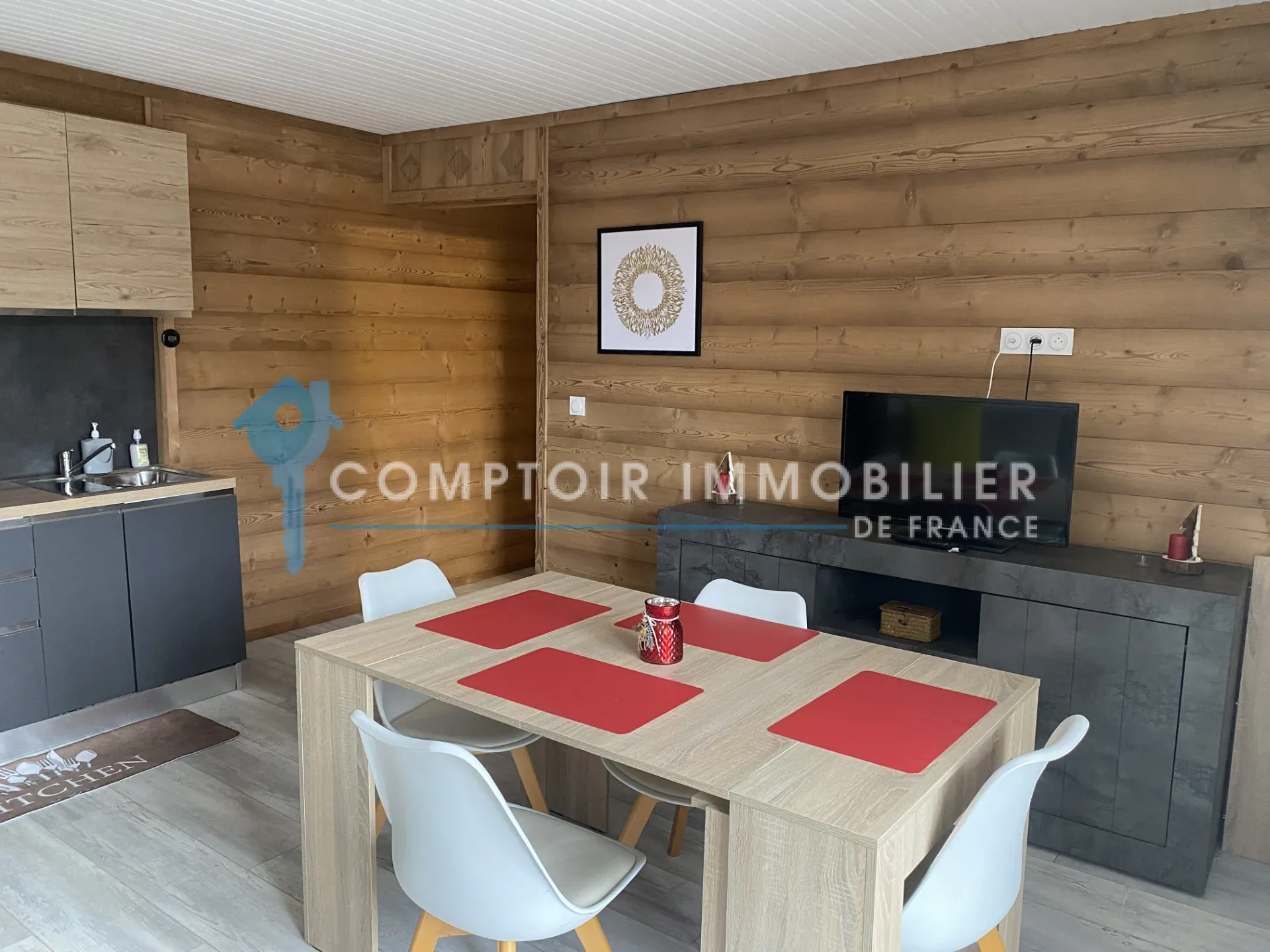 Appartement T3 rénové à Bolquère, proche station de ski, avec cave et style chalet 