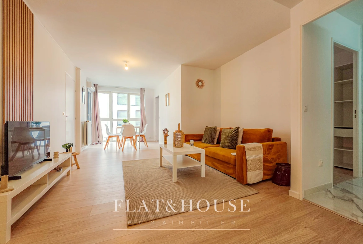 Appartement T3 rénové 59 m² avec parking à Nantes - DPE D 