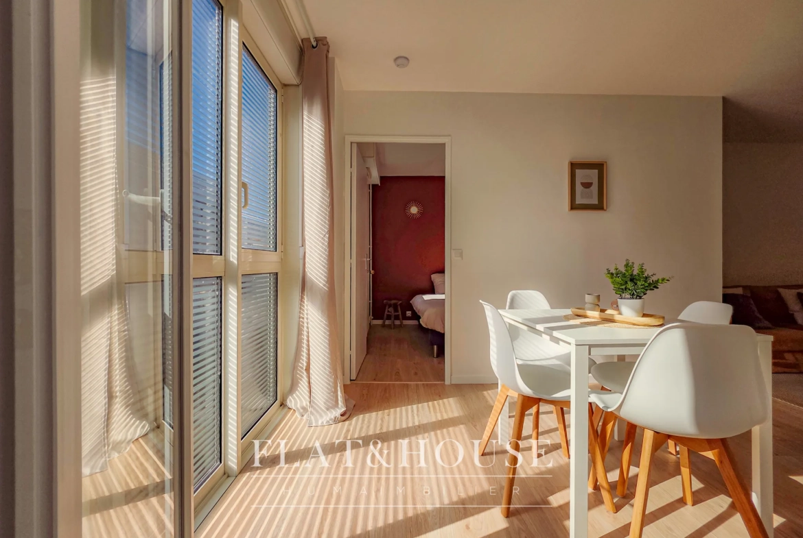 Appartement T3 rénové 59 m² avec parking à Nantes - DPE D 