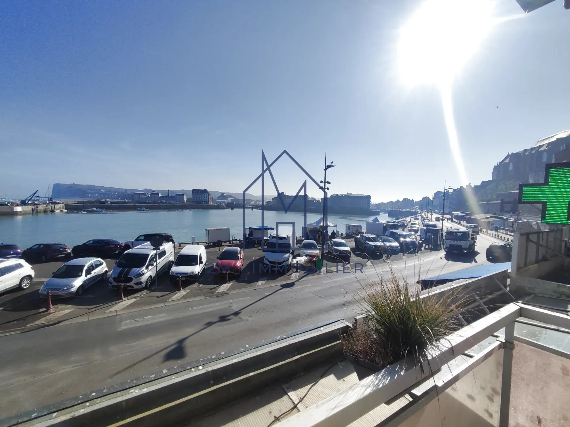 Appartement avec vue mer et port au Tréport – 3 chambres, balcon, lumineux 