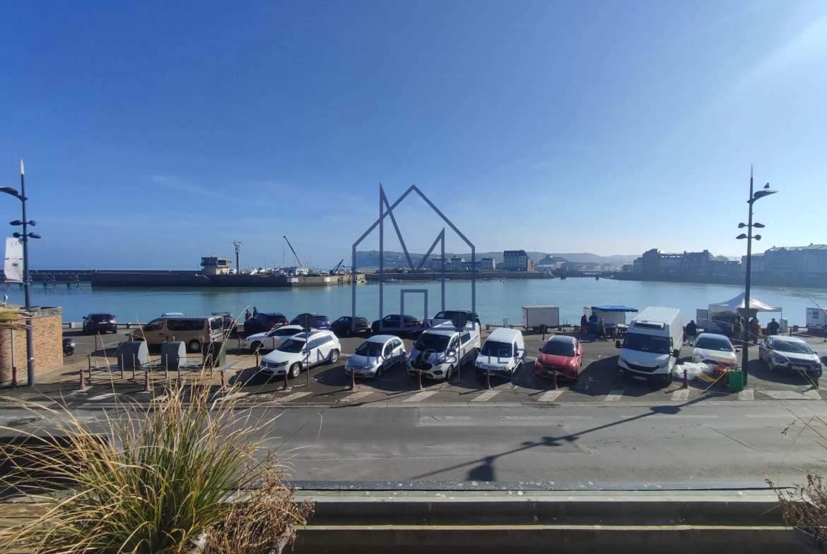 Appartement avec vue mer et port au Tréport – 3 chambres, balcon, lumineux 