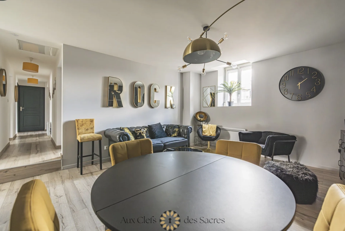 Appartement T5 lumineux à vendre à Reims – Dernier étage, 91 m² 