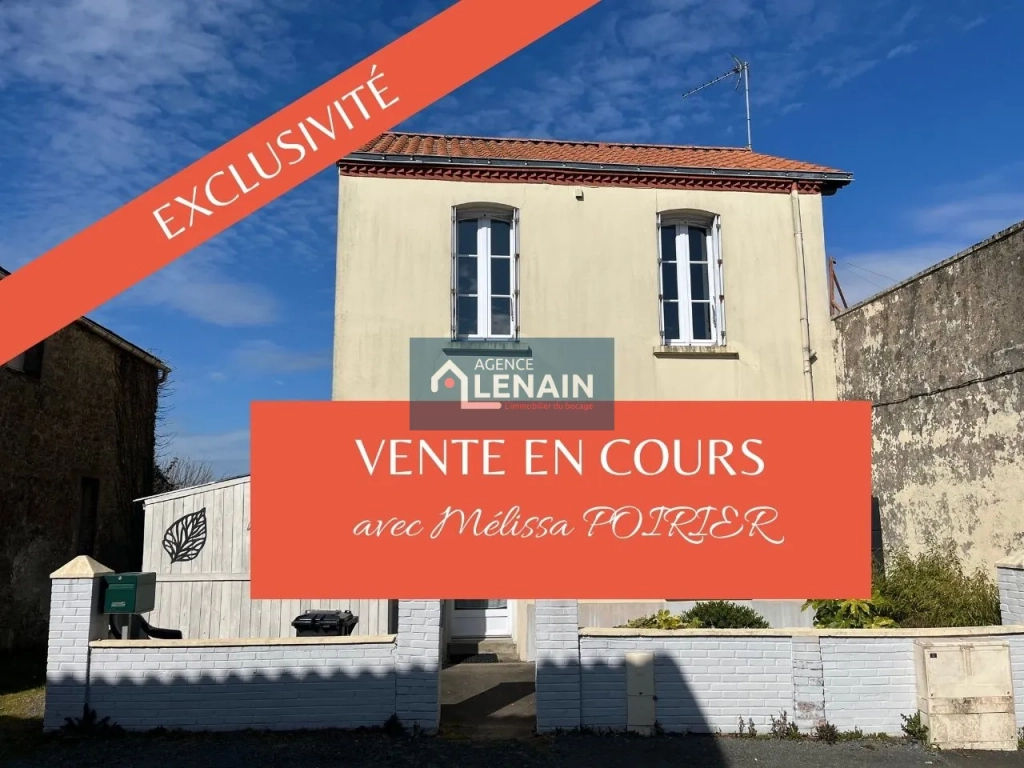 Maison de bourg rénovée avec 3 chambres à Chanverrie proche commerces