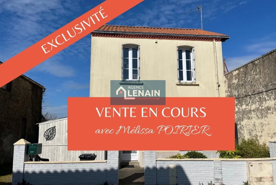 Maison de bourg rénovée avec 3 chambres à Chanverrie proche commerces 