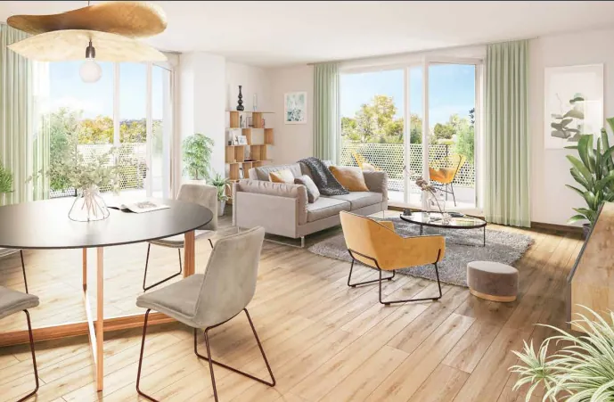 Appartement T2 à Loos avec balcon et parking, livraison 2025 