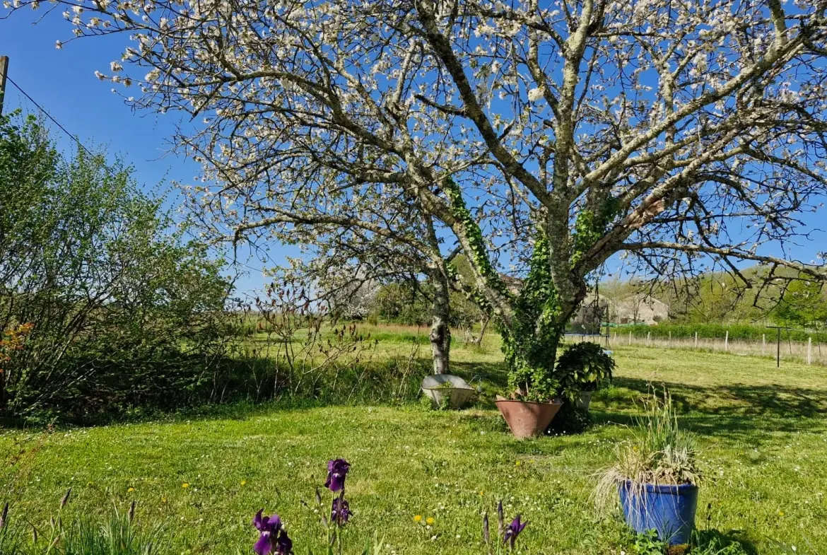 Maison à rénover avec dépendance sur 3024 m² à Ste Radegonde 