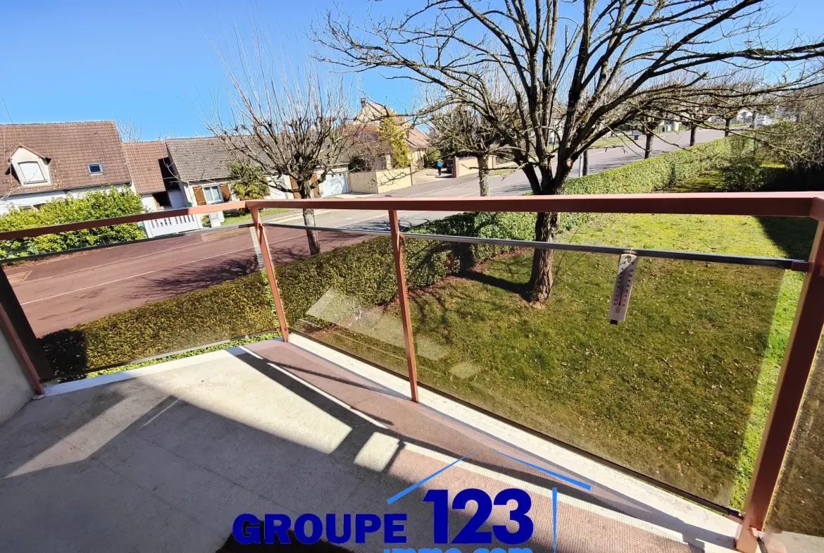 Appartement 3 pièces lumineux avec loggia à Migennes 