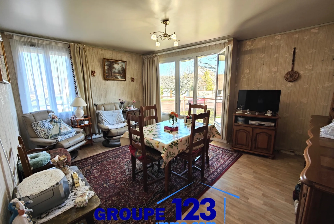 Appartement 3 pièces lumineux avec loggia à Migennes 