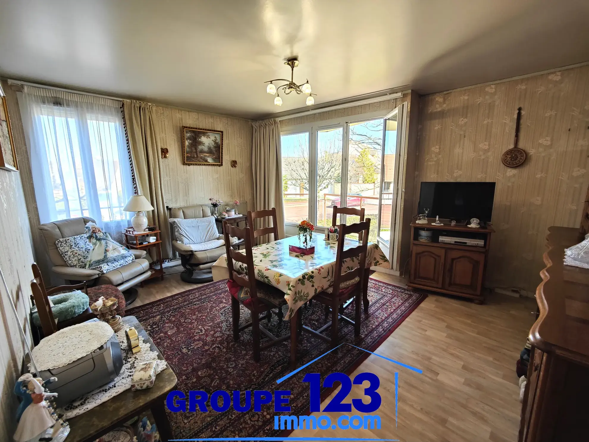 Appartement 3 pièces lumineux avec loggia à Migennes 