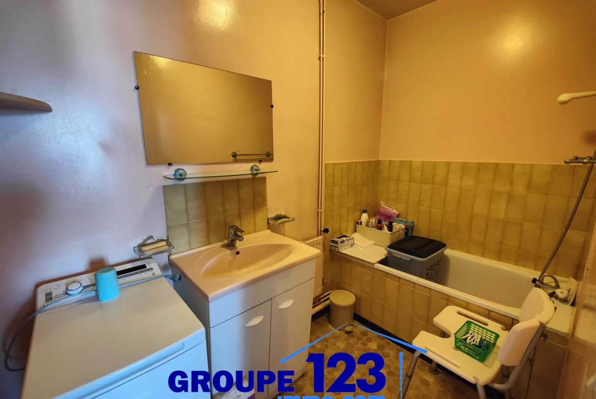 Appartement 3 pièces lumineux avec loggia à Migennes 