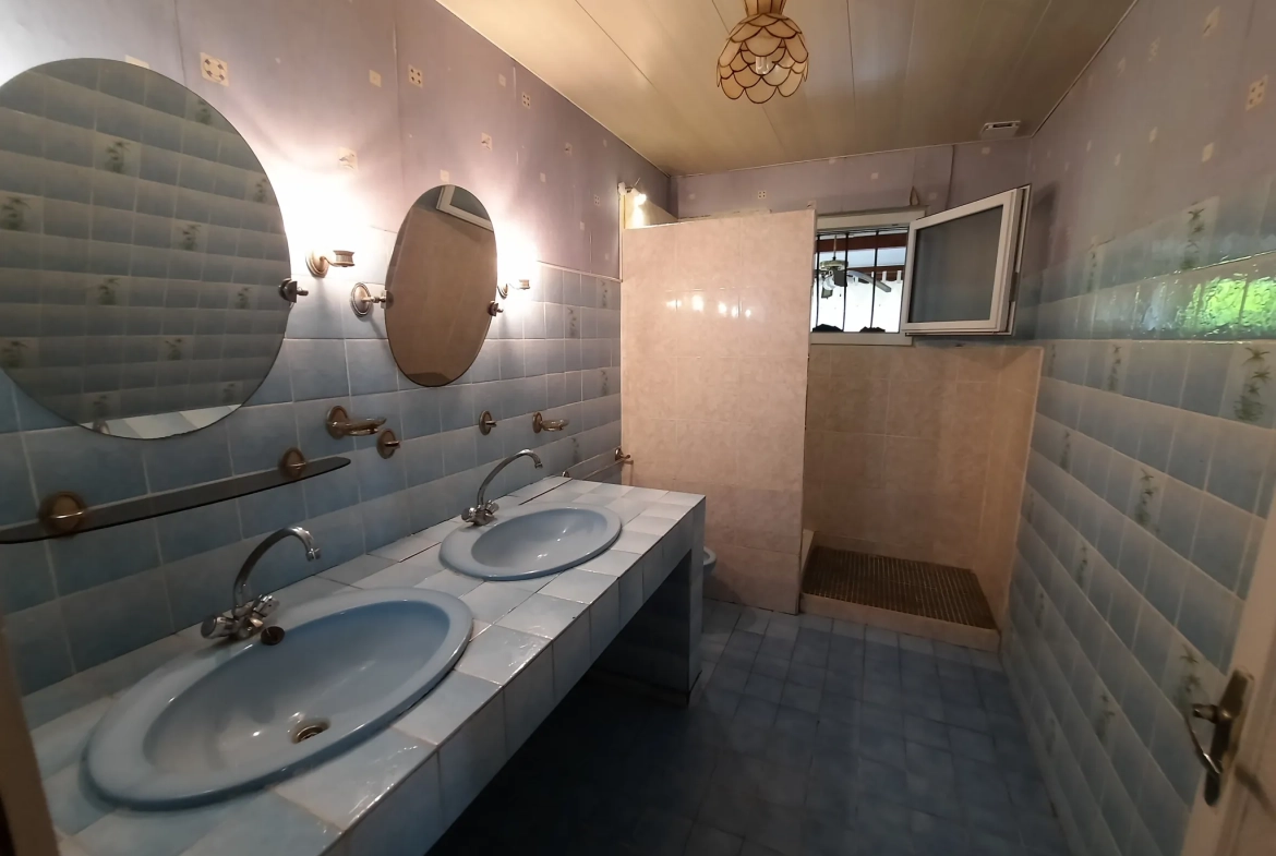 Maison des années 70 à rafraîchir avec grand terrain à Saint-Martin-du-Puy 