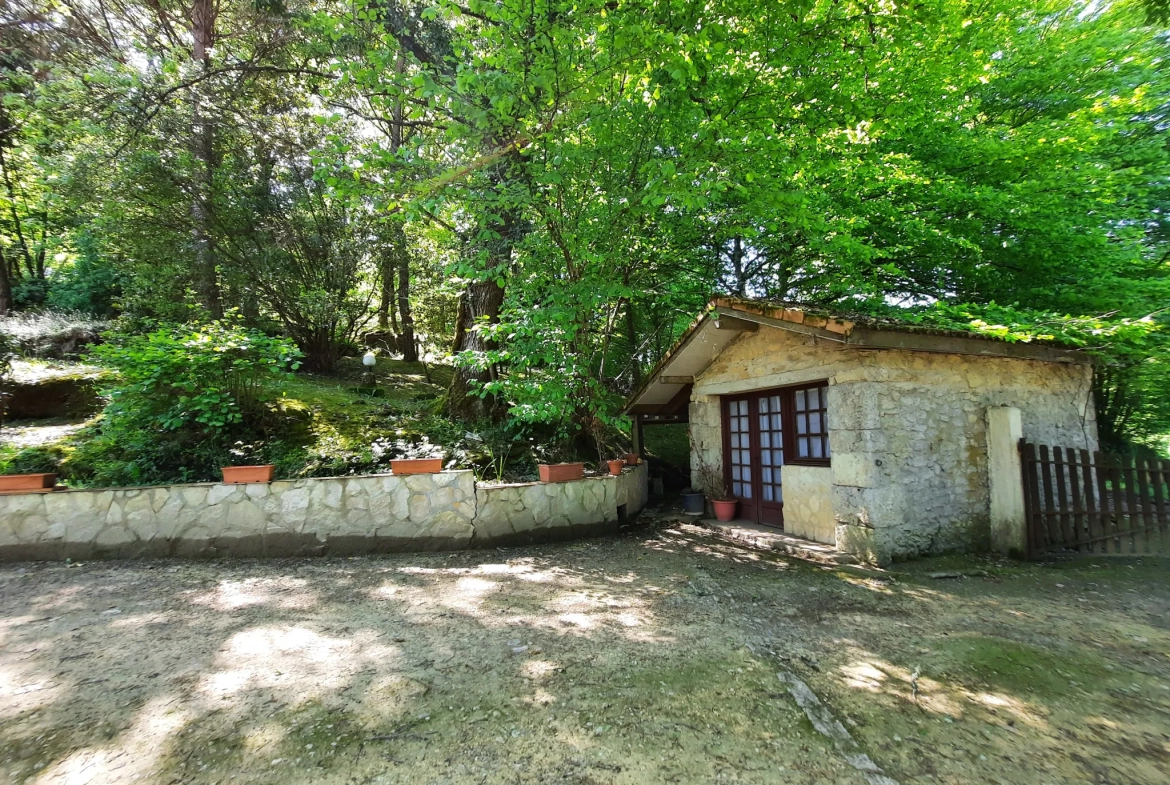 Maison des années 70 à rafraîchir avec grand terrain à Saint-Martin-du-Puy 