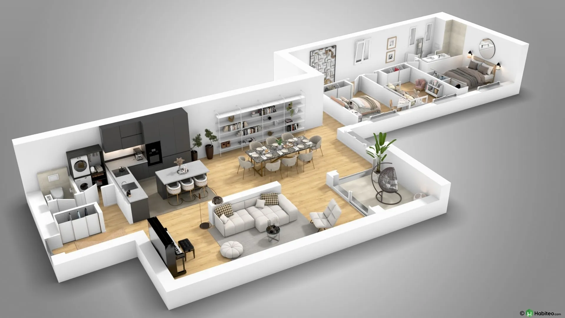 Appartement rénové de standing au cœur de Bagnères-de-Bigorre avec terrasse et vue Coustous 