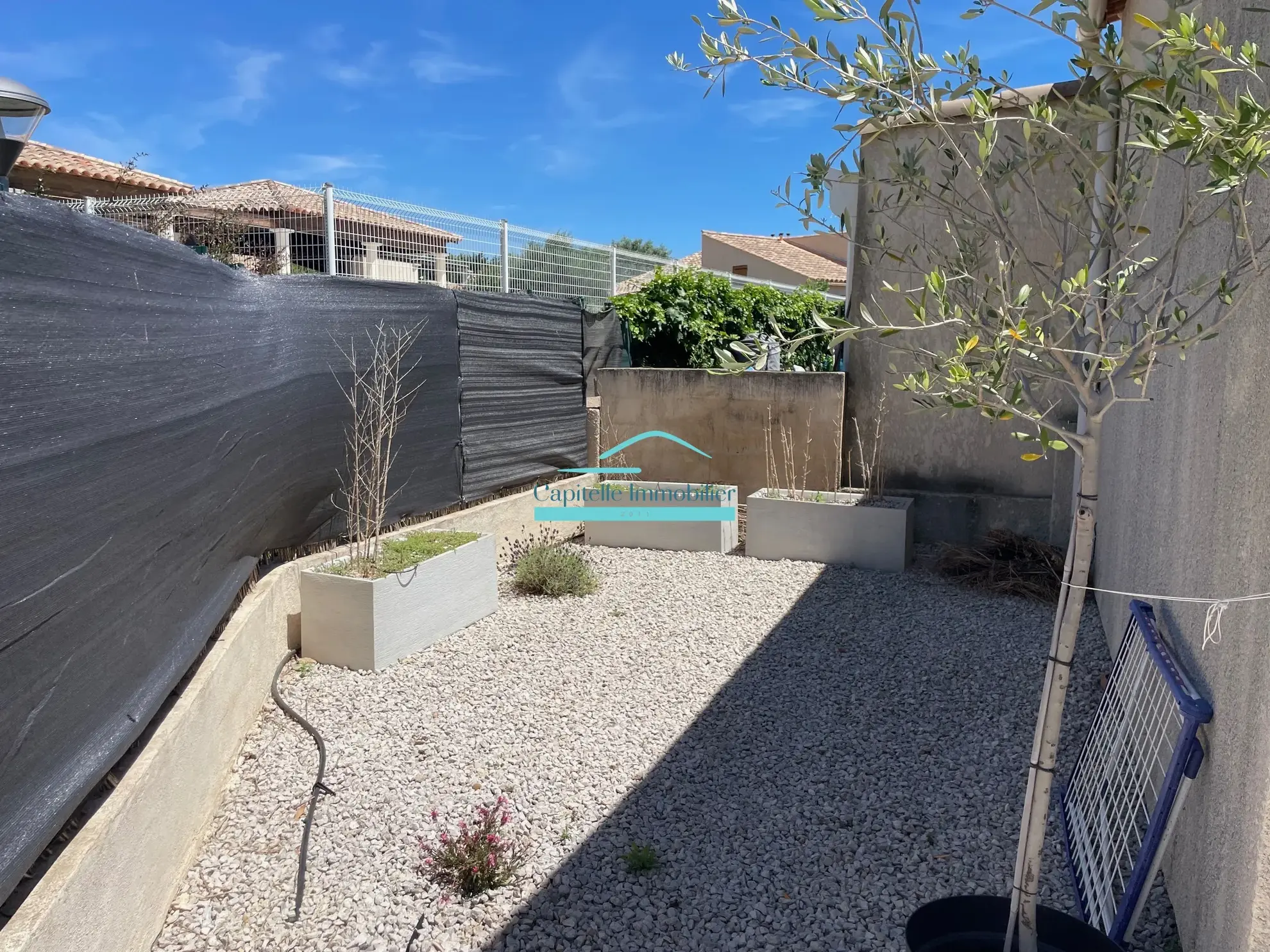 Maison T2 avec mezzanine, jardin exposé sud-ouest à Vic-la-Gardiole 
