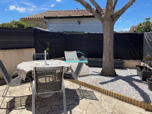 Maison T2 avec mezzanine, jardin exposé sud-ouest à Vic-la-Gardiole