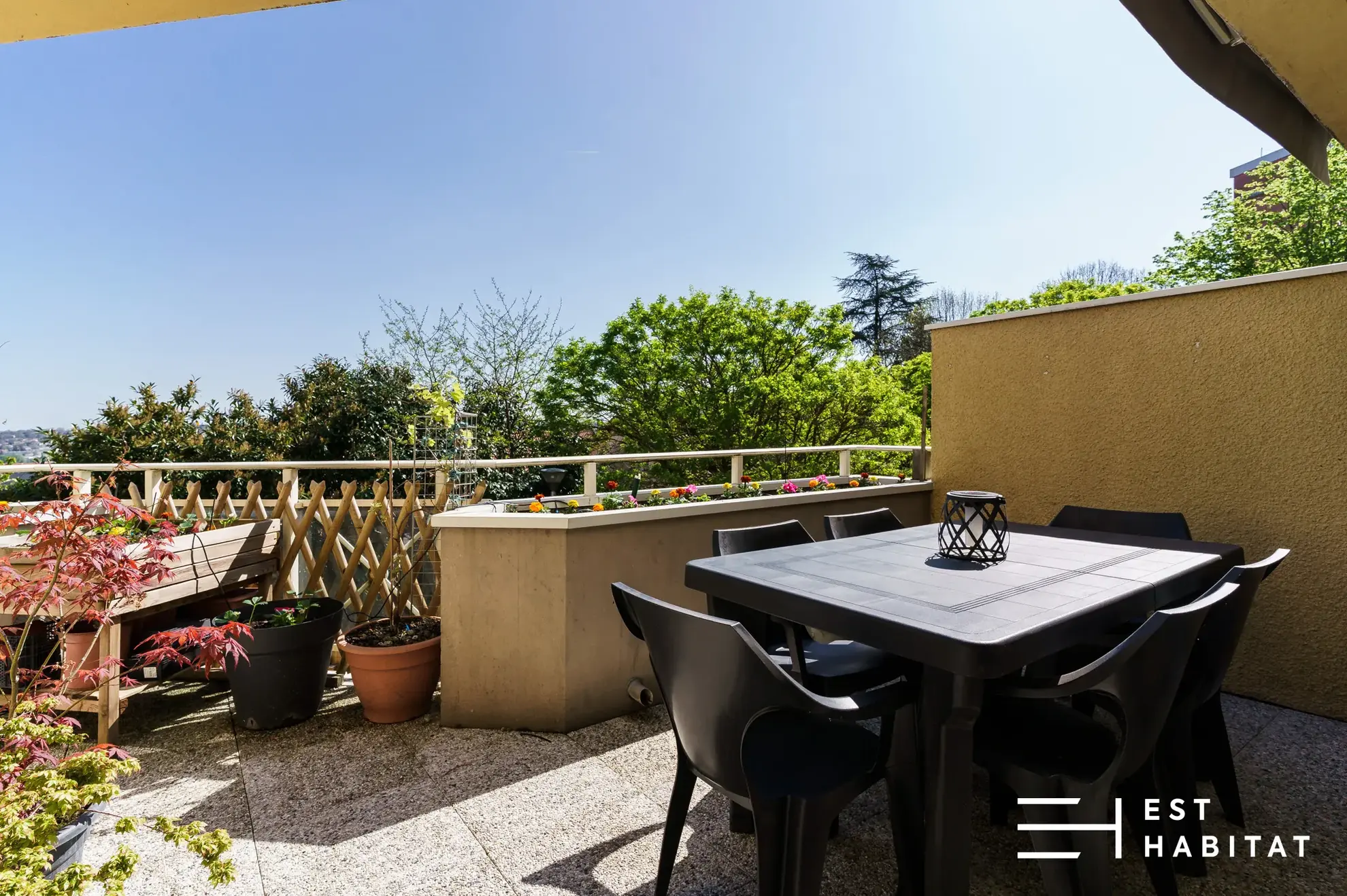 Spacieux appartement T3/4 avec terrasse et vue à Toulouse Côte Pavée 