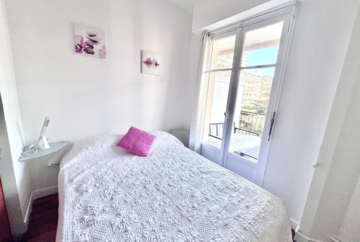 Appartement de 2 pièces à Cannes Petit Juas avec grande terrasse, rénové, proche du centre 