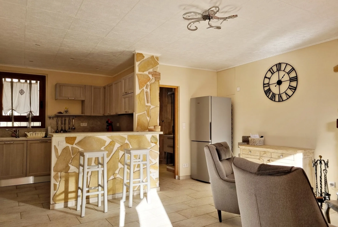 Appartement 3 pièces meublé avec terrasse et vue panoramique à Belvédère 