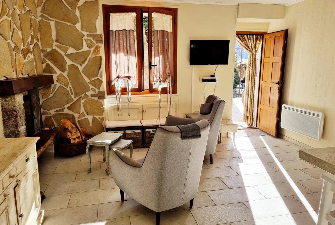 Appartement 3 pièces meublé avec terrasse et vue panoramique à Belvédère 