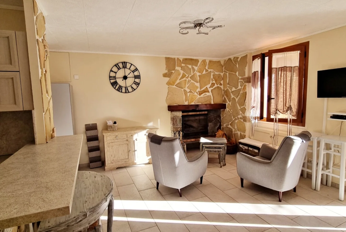 Appartement 3 pièces meublé avec terrasse et vue panoramique à Belvédère 